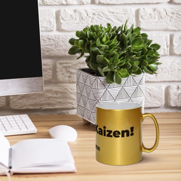 Yes We Kaizen! Metallic Mug - Image 3